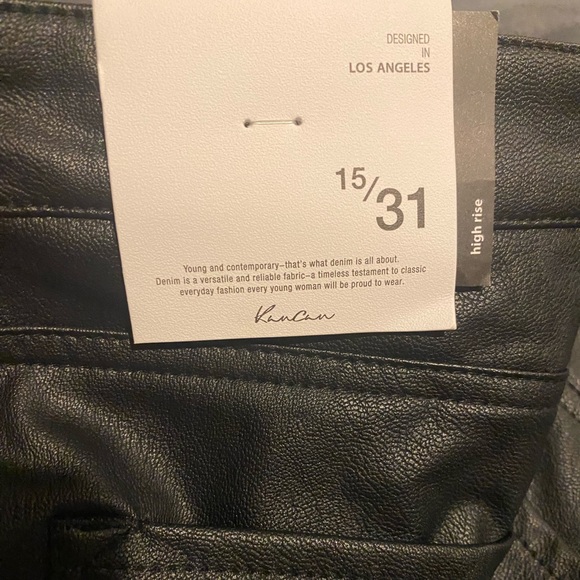 BOHME - Kancan Vegan Leather Pant in Black - Picture 9 of 11